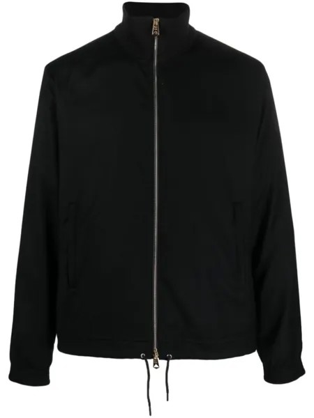 Бомбер с воротником в рубчик Paul Smith, черный