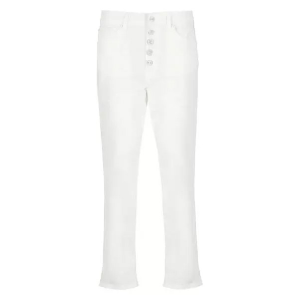 Джинсы cotton blend trousers Dondup, белый