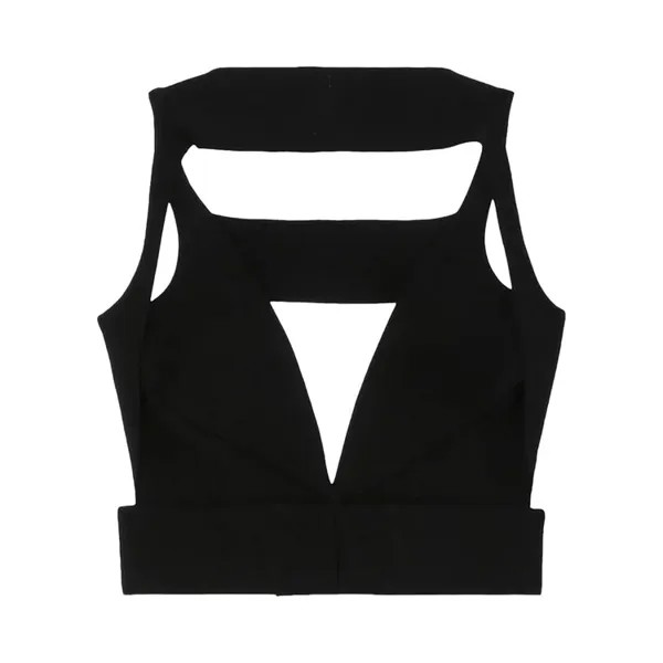 Топ Rick Owens Sling Bra Tank Top, черный