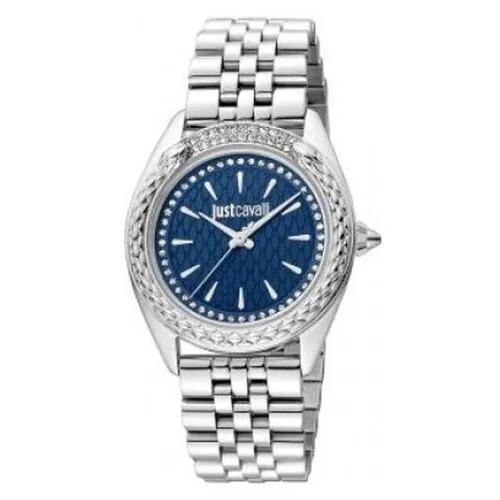 Наручные часы Just Cavalli Prestige JC1L195M0345, серебряный, синий