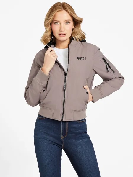 Повседневная куртка Sam с капюшоном Guess Factory, цвет Ferrum