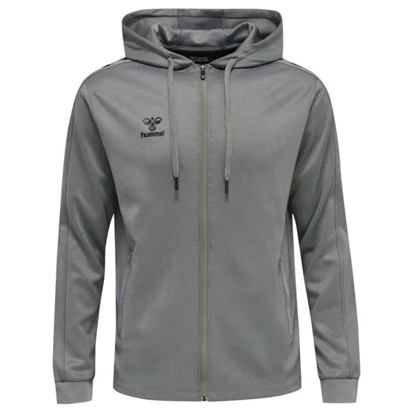 Толстовка Hummel Core XK Poly Full Zip, серый