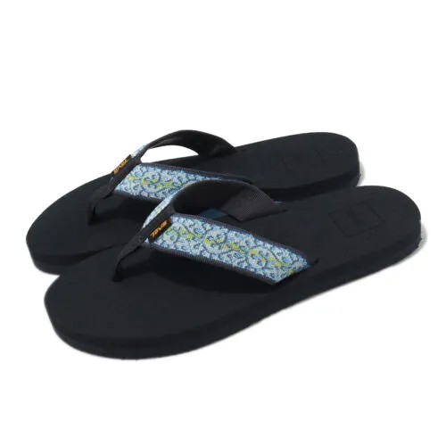 Teva W Mush II 2 Companera Blue Women Flip Flop Casual Sandals Slippers 4198CNRB
