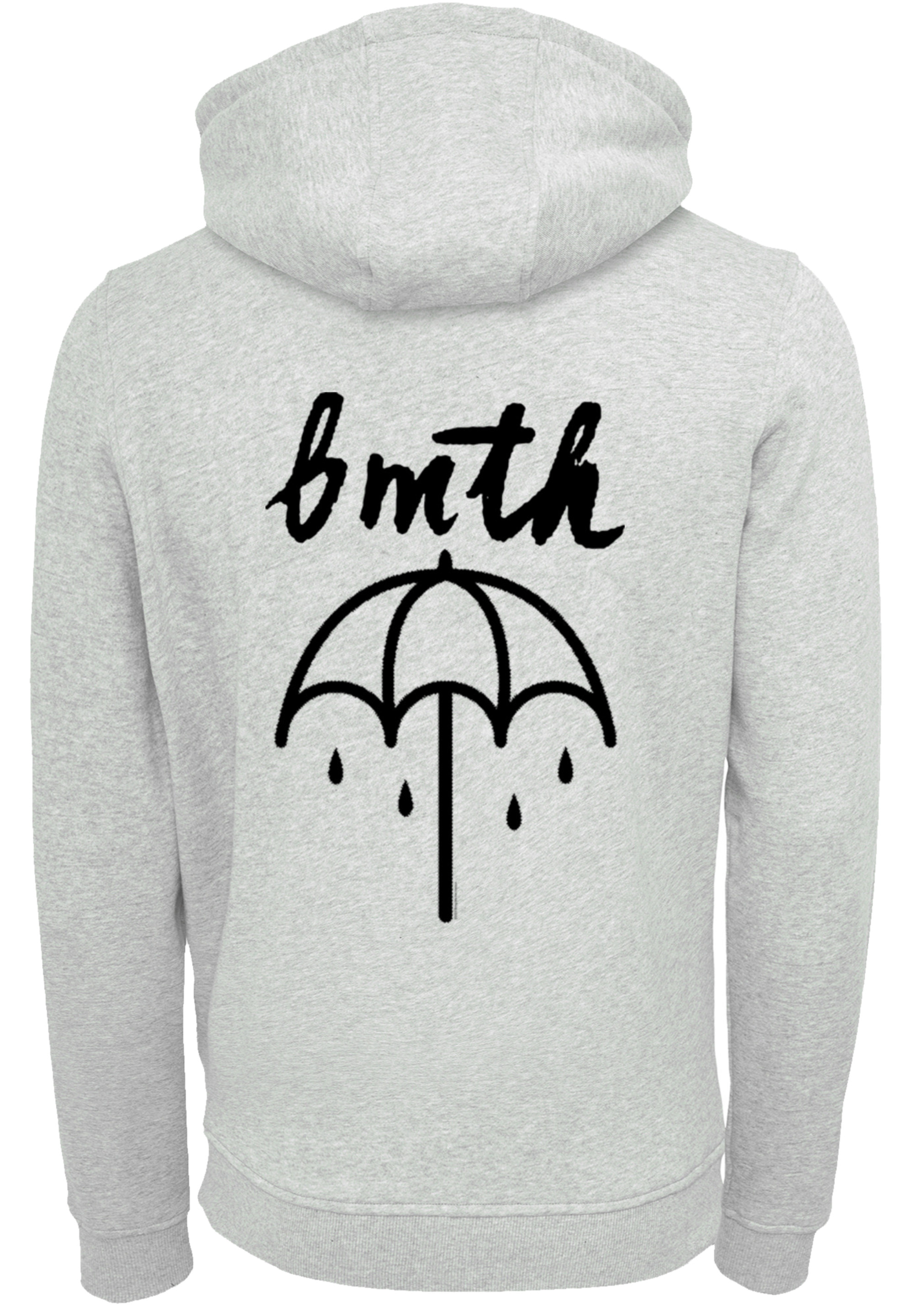 Пуловер F4NT4STIC Hoodie BMTH Metal Band Umbrella, цвет grau meliert