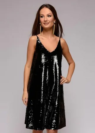 Вечернее платье женское 1001dress DM00878BK черное 42