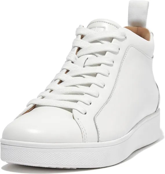 Кроссовки Rally Leather High-Top Sneakers FitFlop, цвет Urban White
