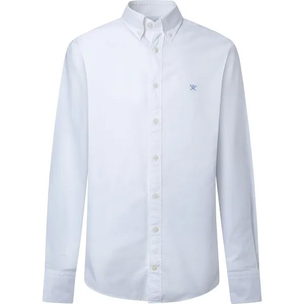Рубашка Hackett Garment Dyed Oxford, белый