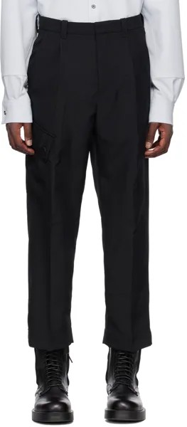 Черные комбинированные брюки OAMC