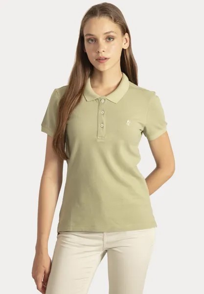 Рубашка-поло SHORT SLEEVE Jacey Quinn, цвет dark green