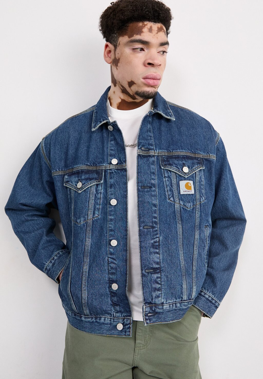 Джинсовая куртка Helston Carhartt WIP, синий облачный камень
