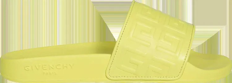 Сандалии Givenchy Wmns Slide 4G - Fluo Yellow, желтый