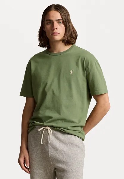 Базовая футболка CLASSIC FIT JERSEY CREWNECK T-SHIRT Ralph Lauren, оливковый