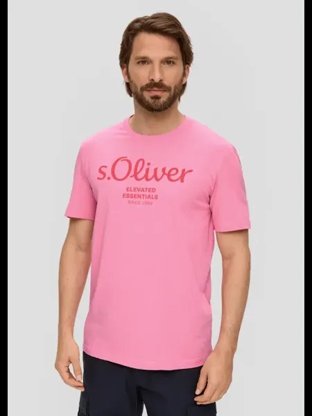 Футболка s.Oliver, розовый