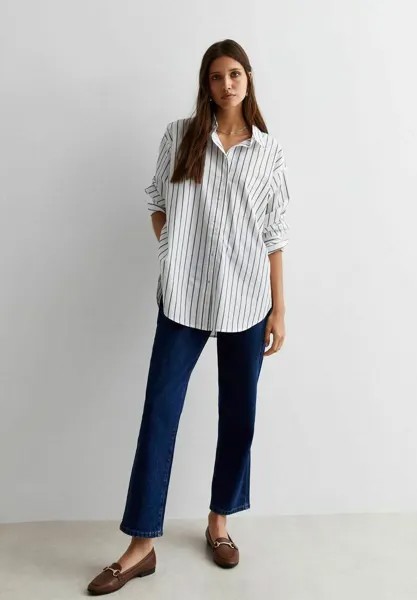 Рубашка Stripe Long Sleeve New Look, синий