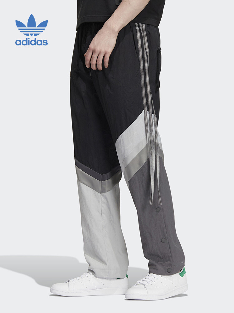 SONG FOR THE MUTE совместные спортивные брюки для мужчин и женщин adidas Официальный клевер Adidas, цвет Туманный светло-коричневый/серое ночное небо