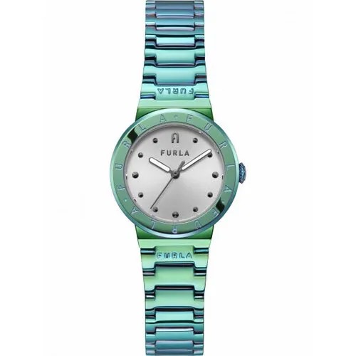 Наручные часы FURLA Heritage WW00039009L6, серебряный, голубой