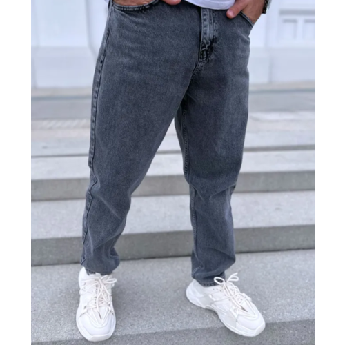 Джинсы бананы Albatros jeans, размер 31 RU-46, серо-синий