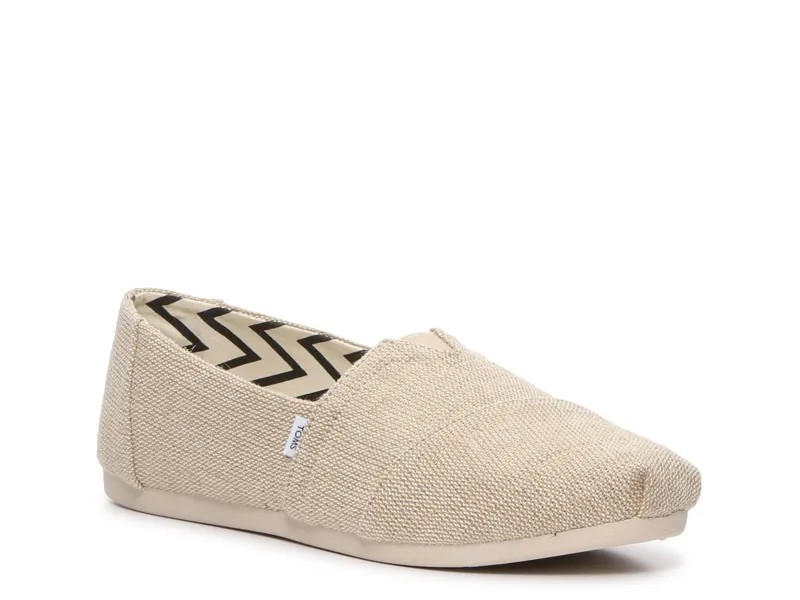 Слипоны женские Toms Alpargata, бежевый