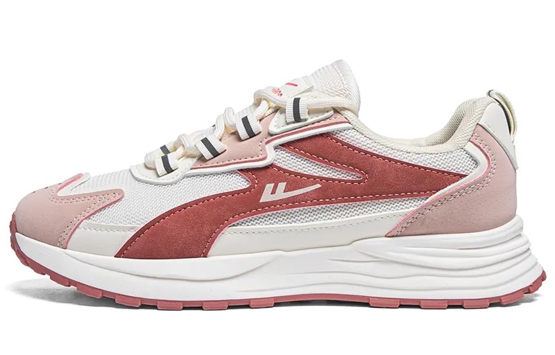Кроссовки WARRIOR Lifestyle Shoes Women's Low-top Red Pink, бежевый/красный/розовый