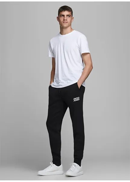 Обычные черные мужские спортивные штаны Jack & Jones