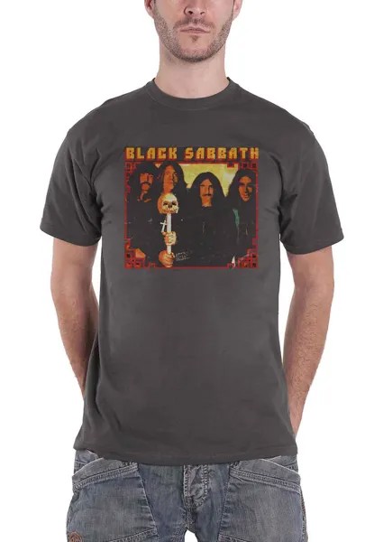 Футболка с фотографией Японии Black Sabbath, серый