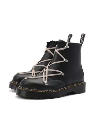 Кожаные ботинки Rick Owens x Dr. Martens Rick Owens