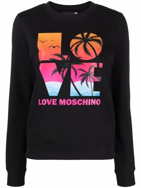 Love Moschino свитер с принтом