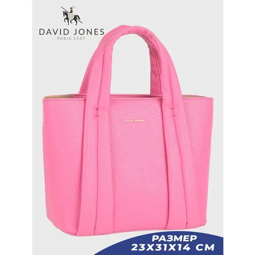 Сумка тоут DAVID JONES, розовый