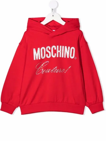 Moschino Kids худи с логотипом