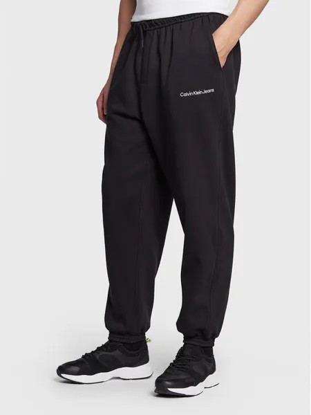 Спортивные брюки свободного кроя Calvin Klein, черный