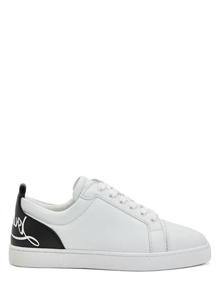 Мужские кожаные кроссовки Christian Louboutin, белый