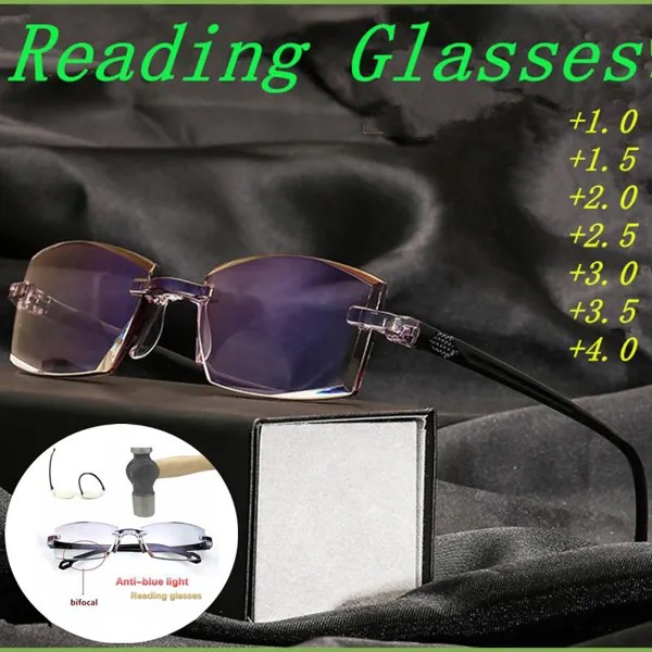 Очки для чтения для мужчин с классом Blue Light Очки для чтения TR90 Антирадиационные очки для женщин