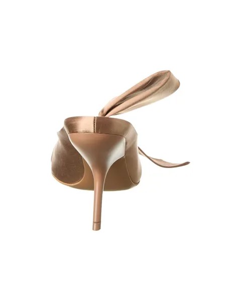 Атласные туфли Ferragamo с асимметричным бантом Salvatore Ferragamo, розовый