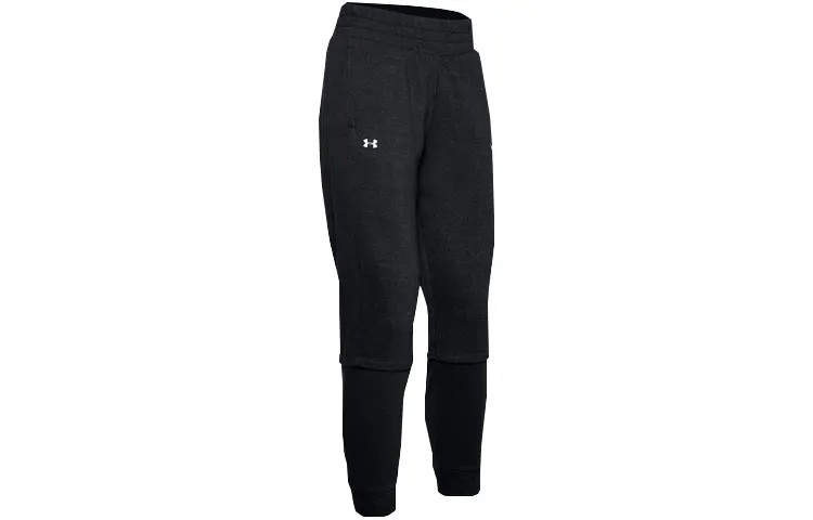 Женские трикотажные спортивные штаны Under Armour, цвет Black