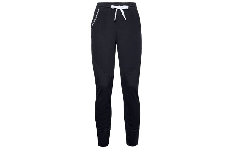 Женские трикотажные спортивные штаны Under Armour, цвет Black