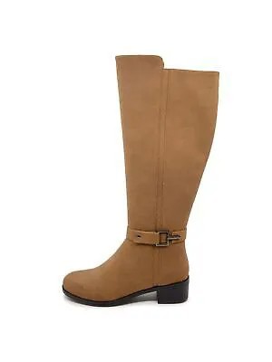 Женские коричневые ботинки для верховой езды NAUTICA Stretch Gore Minetta с круглым носком и блочным каблуком, размер 6,5 м