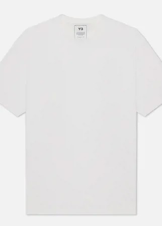 Мужская футболка Y-3 3 Stripe Crew Neck, цвет белый, размер S