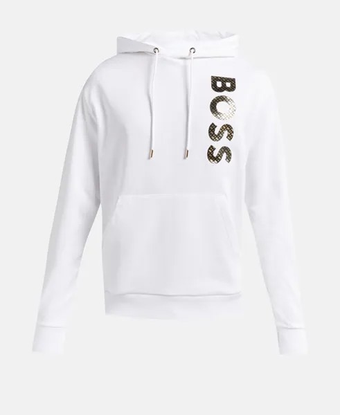 Худи с капюшоном Boss Black, белый