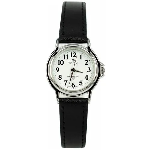 Perfect часы наручные, кварцевые, на батарейке, женские, металлический корпус, кожаный ремень, металлический браслет, с японским механизмом lp017-080-1