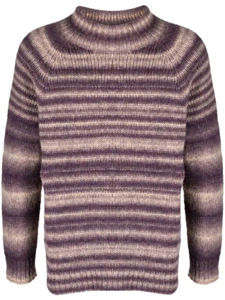 Lardini джемпер вязки интарсия, фиолетовый