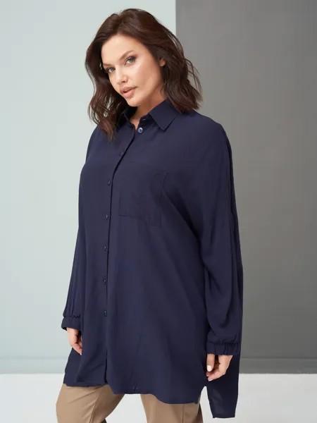 Рубашка женская ARTESSA BL28104DBL05 синяя 60-62 RU