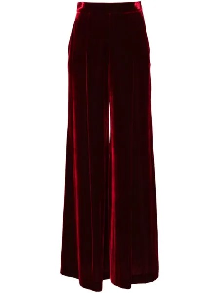 Giambattista Valli бархатные брюки, красный