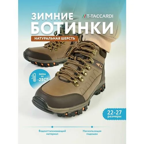Ботинки T.Taccardi, размер 37, коричневый