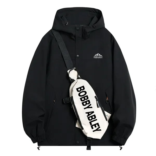 Куртка унисекс для активного отдыха BOBBY ABLEY, Армейский зеленый (бесплатная флисовая подкладка)