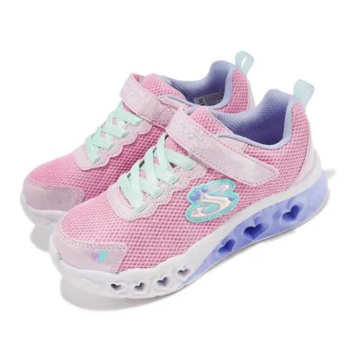 Детские повседневные детские кроссовки Skechers S Lights-Flutter Heart Lights-Bring Sparkle 302317-LPKMT