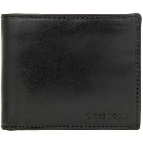 Портмоне Gianni Conti 9407057 black, фактура гладкая, черный