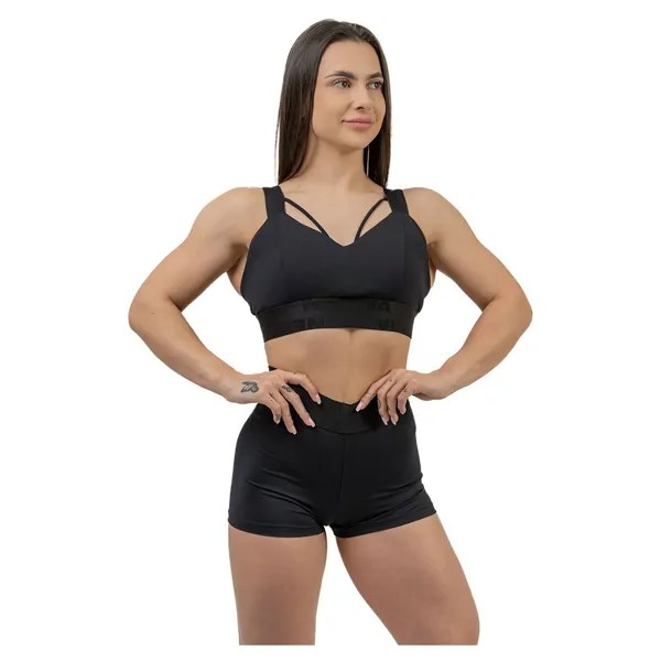 Спортивный топ Nebbia Padded Intense Iconic High Support, черный