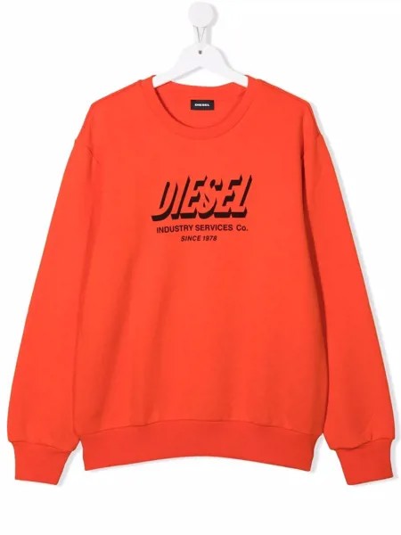 Diesel Kids толстовка с логотипом