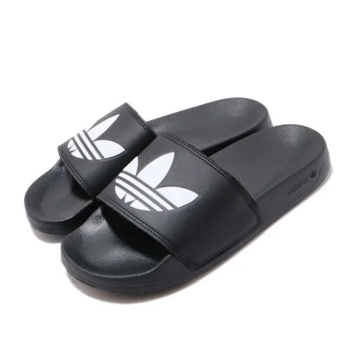 Мужские сандалии унисекс adidas Originals Adilette Lite, черно-белые шлепанцы FU8298