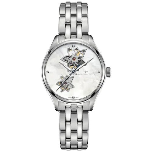 Наручные часы Hamilton Часы Hamilton Jazzmaster Open Heart Auto H32115192, серебряный